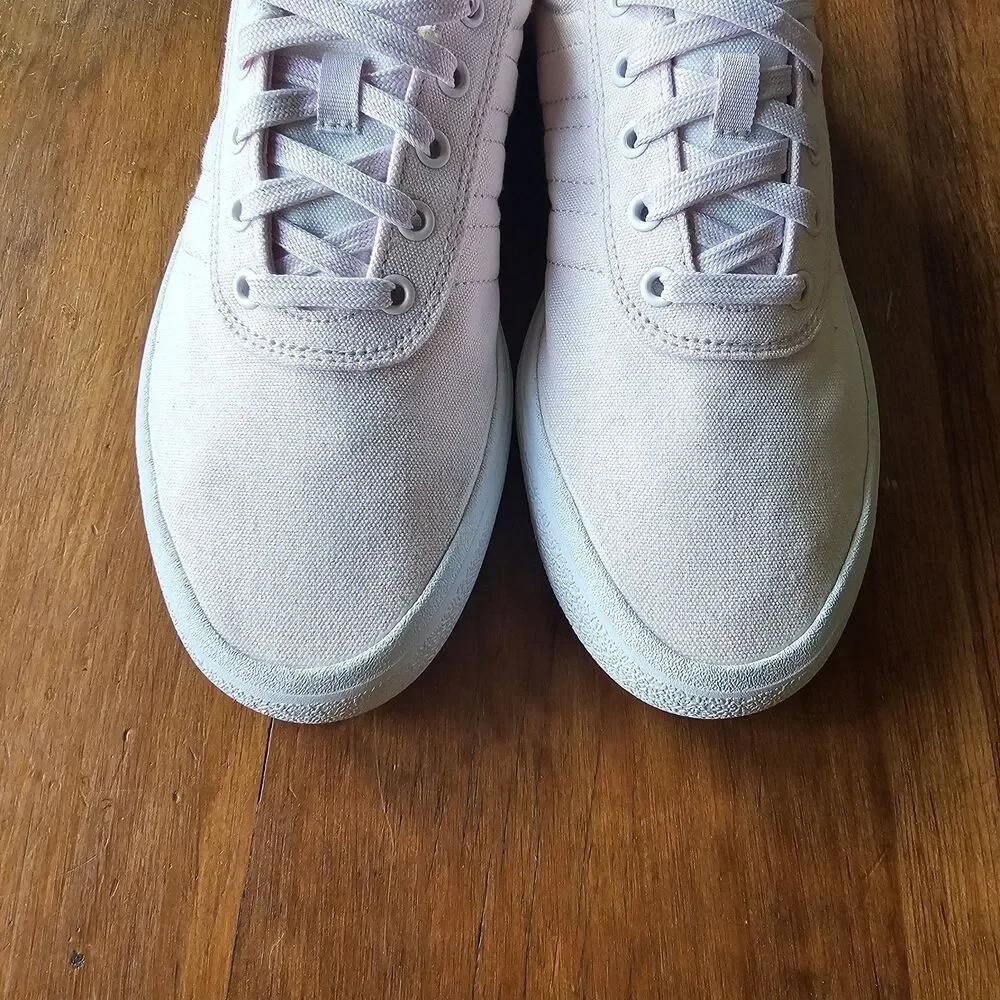adidas Women's Vulc Raid3r Skate Shoe Sneakers Pink/White Size 9.5
